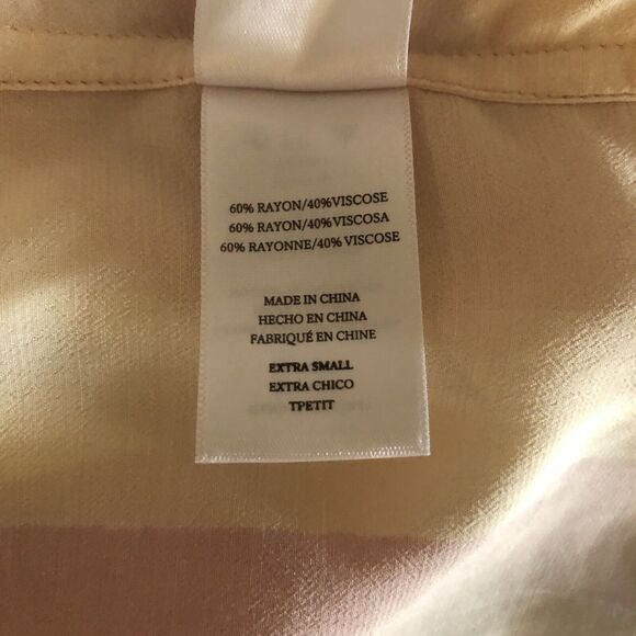 Rails NWT Women's Pacific Stripe Thea Tie Front Short Sleeve Top Size XS - Picture 11 of 12